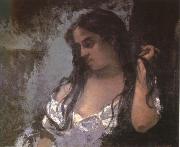 Gustave Courbet Contemplate oil